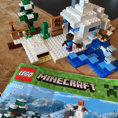 Minecraft lego 21120, 21118,