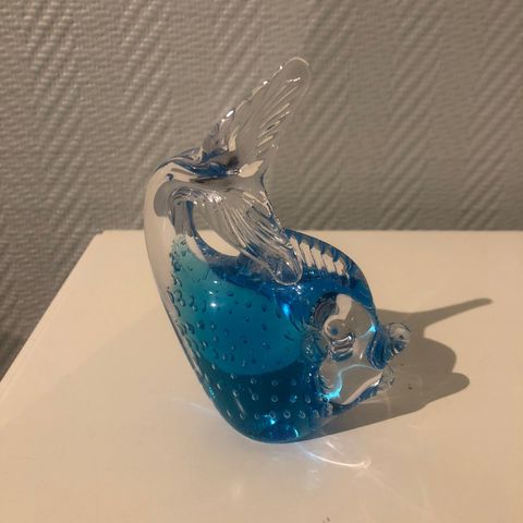 Fisk glassfigur