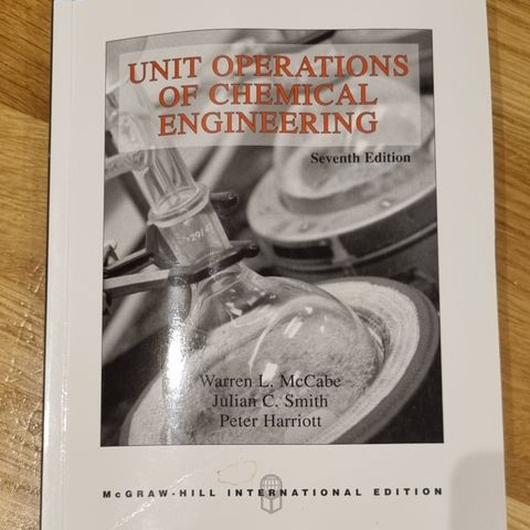 Unit operations of chemical engineering