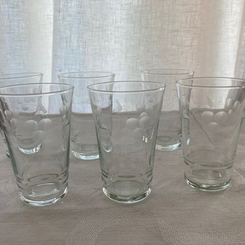 6 vannglass