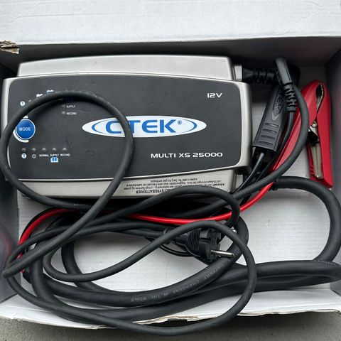 25A 12v CTEK MULTI XS 25000 batterilader