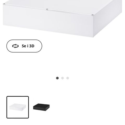 2 stk Sengeskuff fra ikea