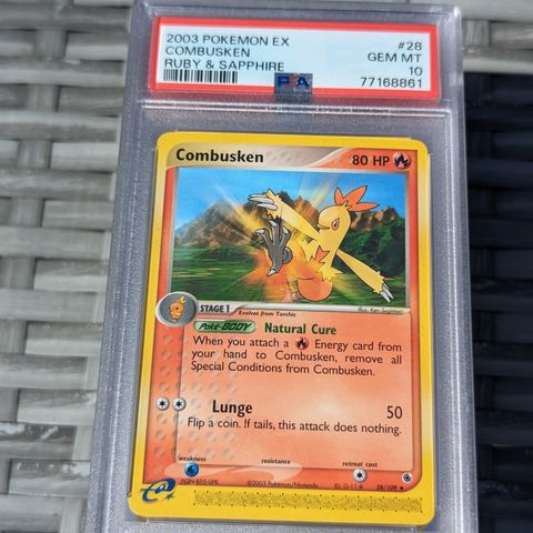 Combusken 28/109 PSA 10 Gem-Mint 💎