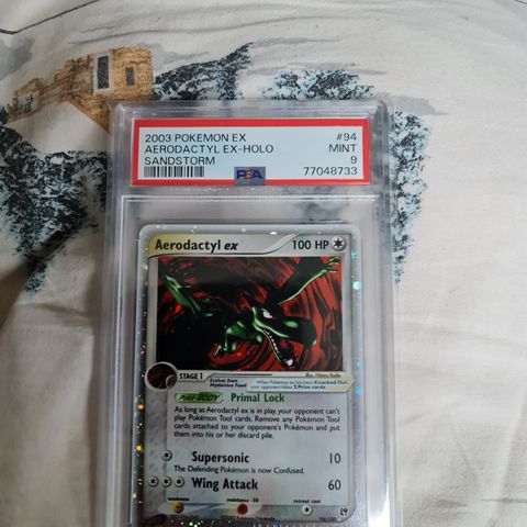 Pokemon aerodactyl EX PSA 9