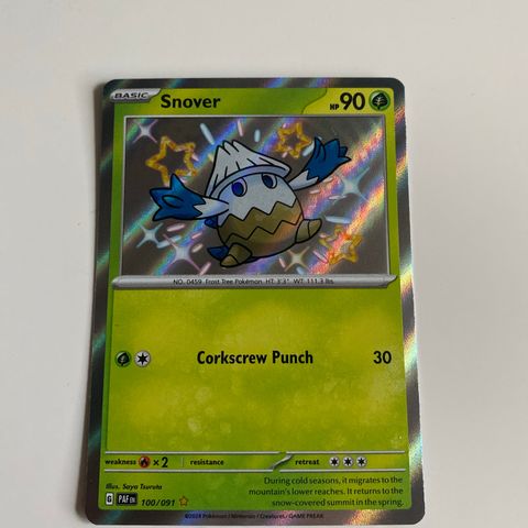 Snover 100/091 Pokemon Kort