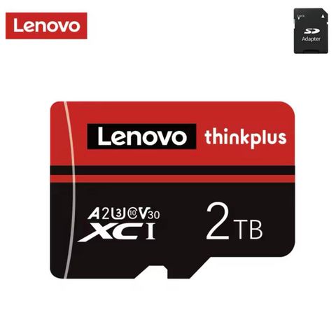 HELT NYTT LENOVO THINKPLUS MICRO-SD MINNEKORT MED ADAPTER, 2 TB