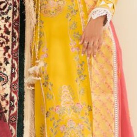 Pakistani brand maryam n maria embroidered  lawn suit