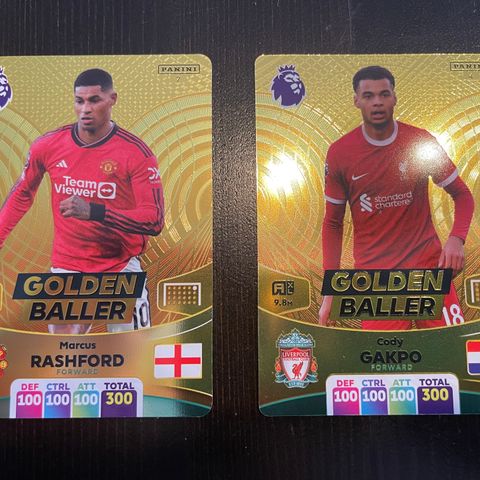 Panini Premier League fotballkort - Golden Baller