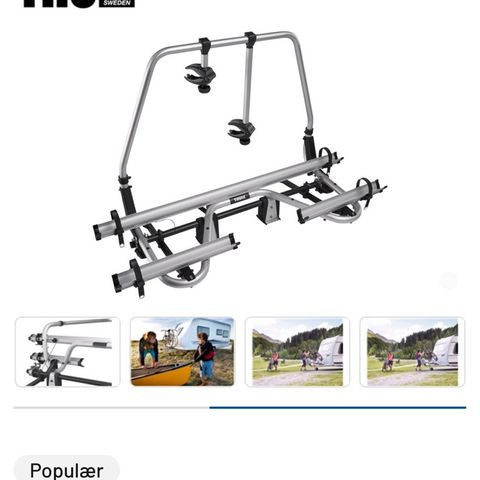 Thule caravan sykkelstativ