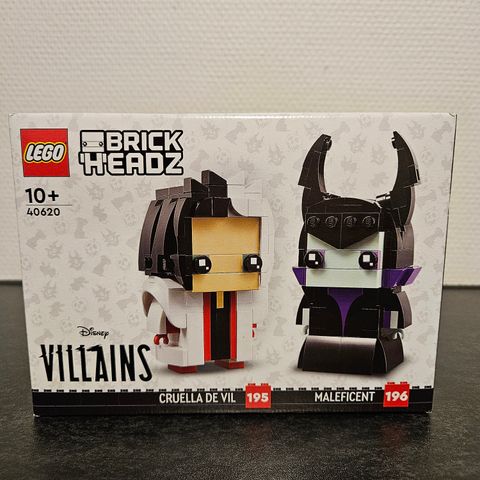 Lego brickheadz 40620 Disney Villains. Cruella De Vil og Maleficnt.