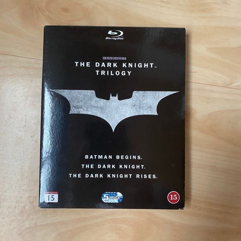 Batman dark knight trilogy BLU-RAY selges