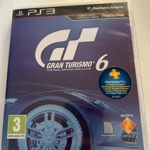 Gran turismo 6 PlayStation 3