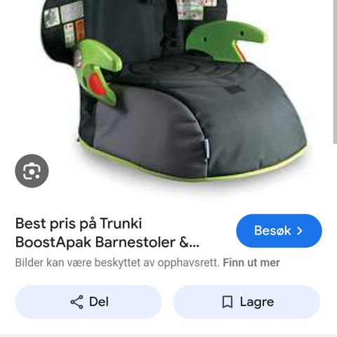 Ønsker å kjøpe Trunki BoostApak