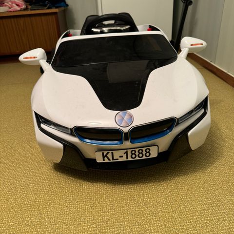 BMW elektrisk bil til barn m/fjernkontroll