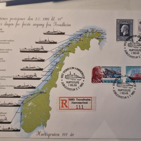 Hurtigruten 100 år.