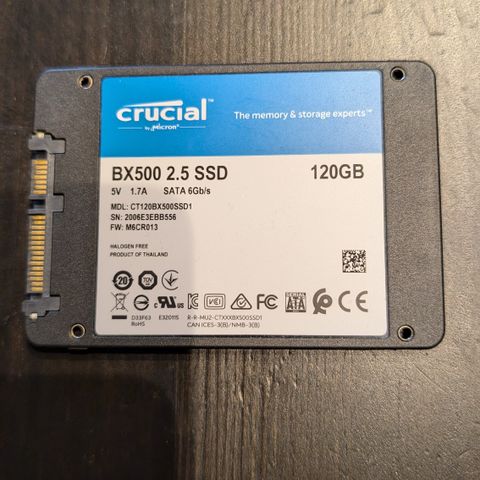 Crucial 120GB SSD