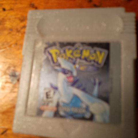 Pokemon silver edition  game Boy edition silver version