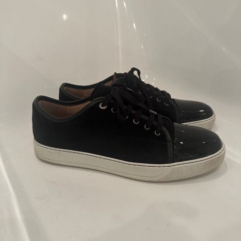 Lanvin Patent Cap Toe Sneaker