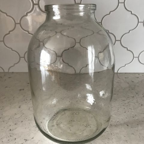 Large Glass Jar