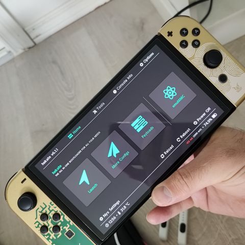 Nintendo Switch Oled TOTK/Zelda + picofly