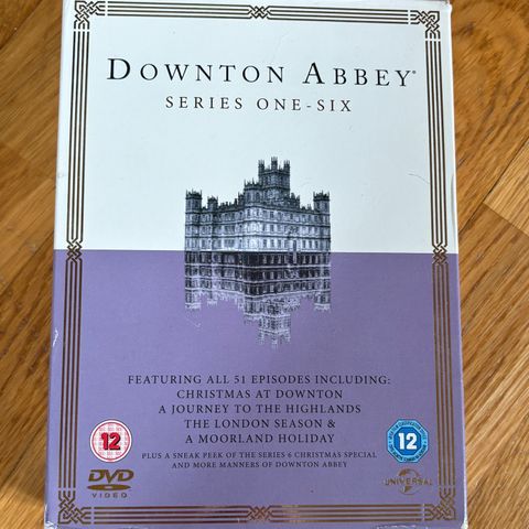 DVD - Downton Abbey sesong 1-6 samleboks