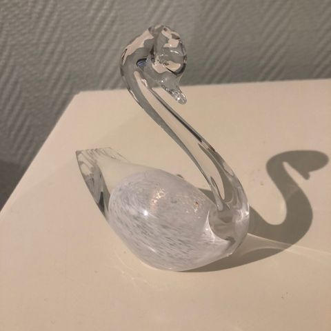 Svane glassfigur