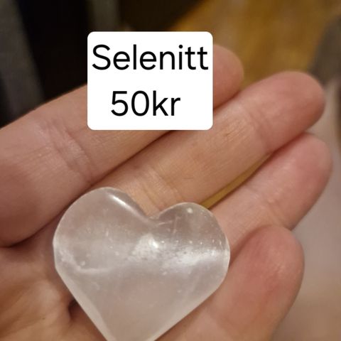 Lite Selenitt hjerte