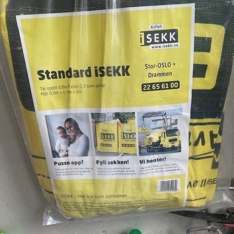 iSekk standard str - 0.9 x 0.9 x 1.0 m