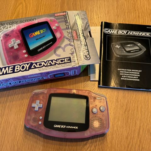 Gameboy Advance (original emballasje) inkl. 2 spill