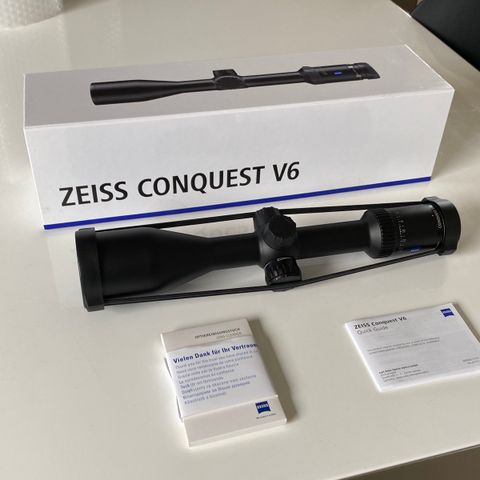 Zeiss Conquest V6 2.5 – 15 X 56 Ill. Ret. 60