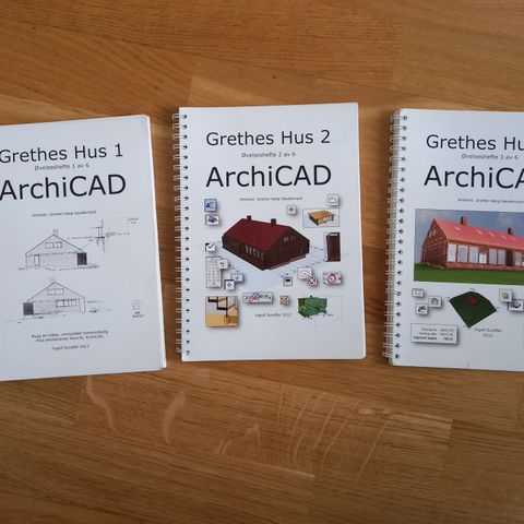 Grethes hus 1, 2 & 3. (Archicad)