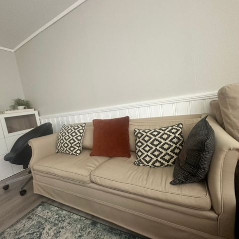 Beige sofa