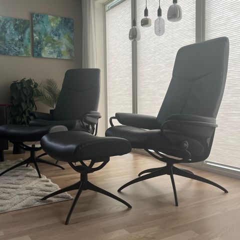 2 stk Stressless City hvilestol fra Ekornes