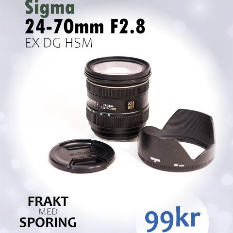 Sigma 24-70mm F2.8 EX DG HSM ø82 | Sony A-mount