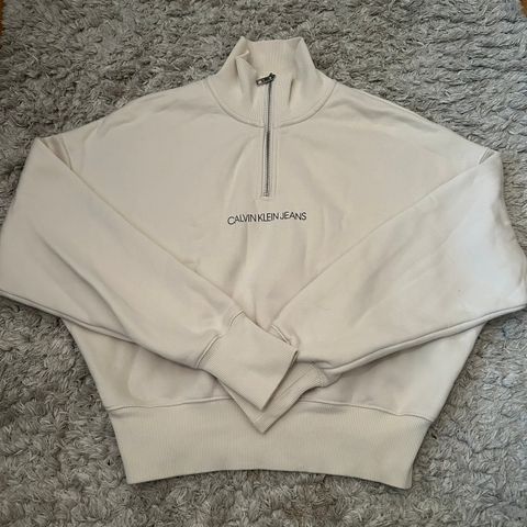 Calvin Klein genser med halfzip