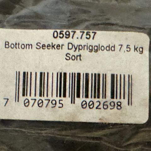 Bottom seeker dyprigglodd 7,5 kg