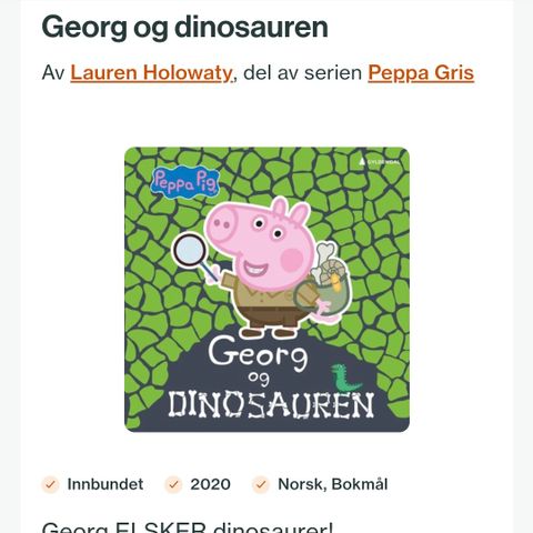 Georg og dinosauren