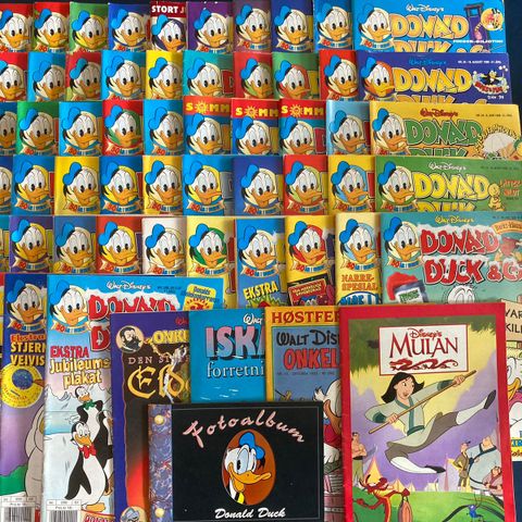 Donald Duck fra 1998 (komplett årgang med 4 ekstranummer) Jubileumsårgang 🌹