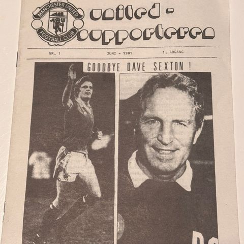 Manchester United Supporter blad 1981