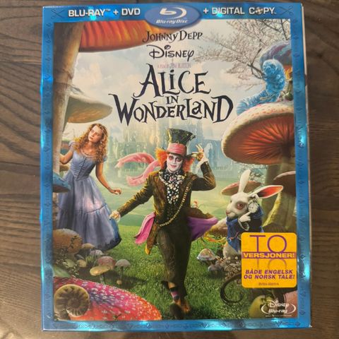 Alice in wonderland blu ray