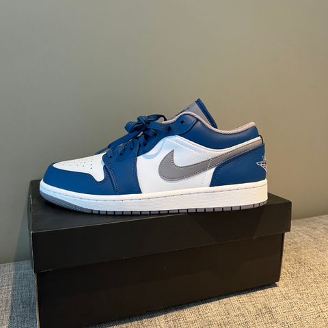 Air jordan 1 low true blir/cement-white