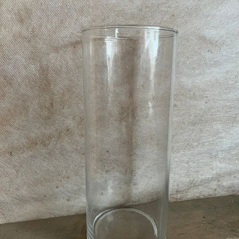 Sylinder vaser / lykter glass 8 stk