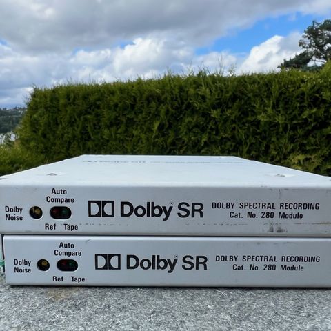 To Dolby SR Type CAT No. 280 kort - Svært god stand