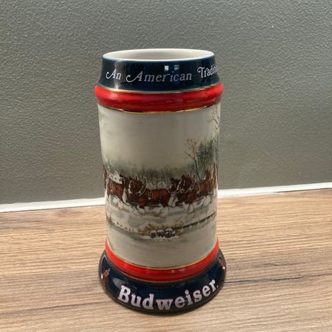 Budweiser ølkrus samleobjekt