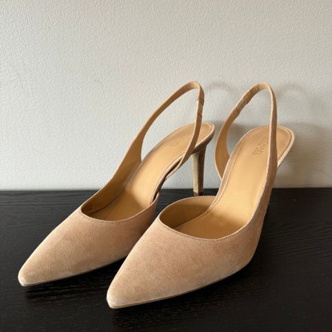 Lekre beige  Michael Kors høye hæler str 8,5/39