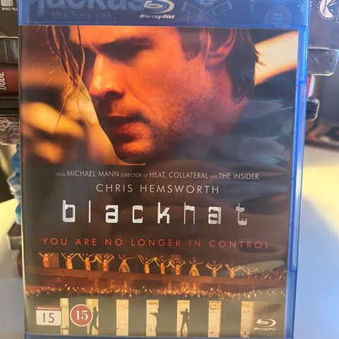 Blackhat. Blu-ray. Europeisk sone