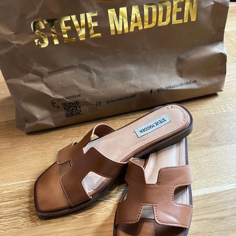 Steve Madden Hadyn Sandal Cognac Leather