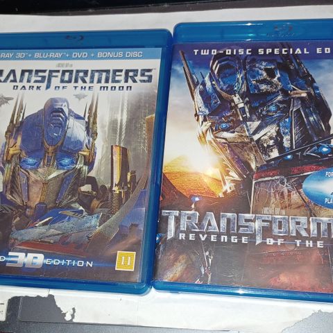 Transformers filmer, på Blu-ray