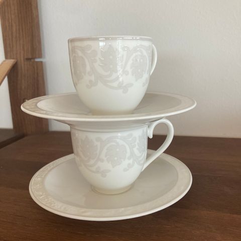 Gray pearl espressokopper m/skål Villeroy & Boch