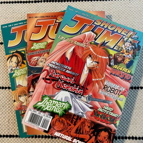 Shonen Jump manga/blader/tegneserier